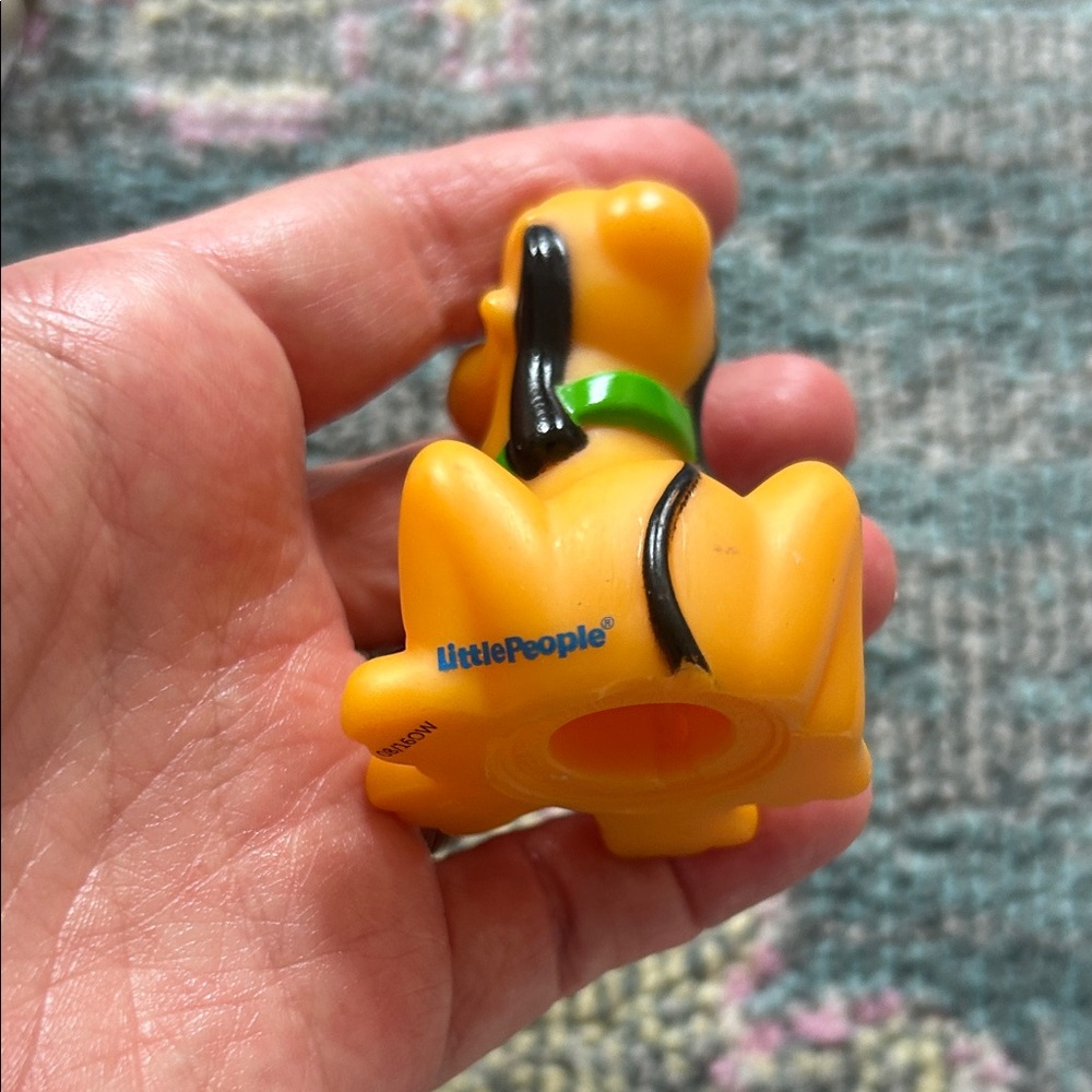 Fisher Price Little People Disney Pluto Toy 2014 Mattel 2.25 '' Figure Dog - Picture 4 of 4